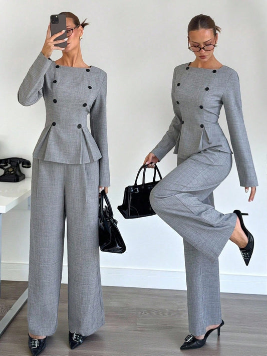 Executive Elegance 2-Piece Business Suit Set
